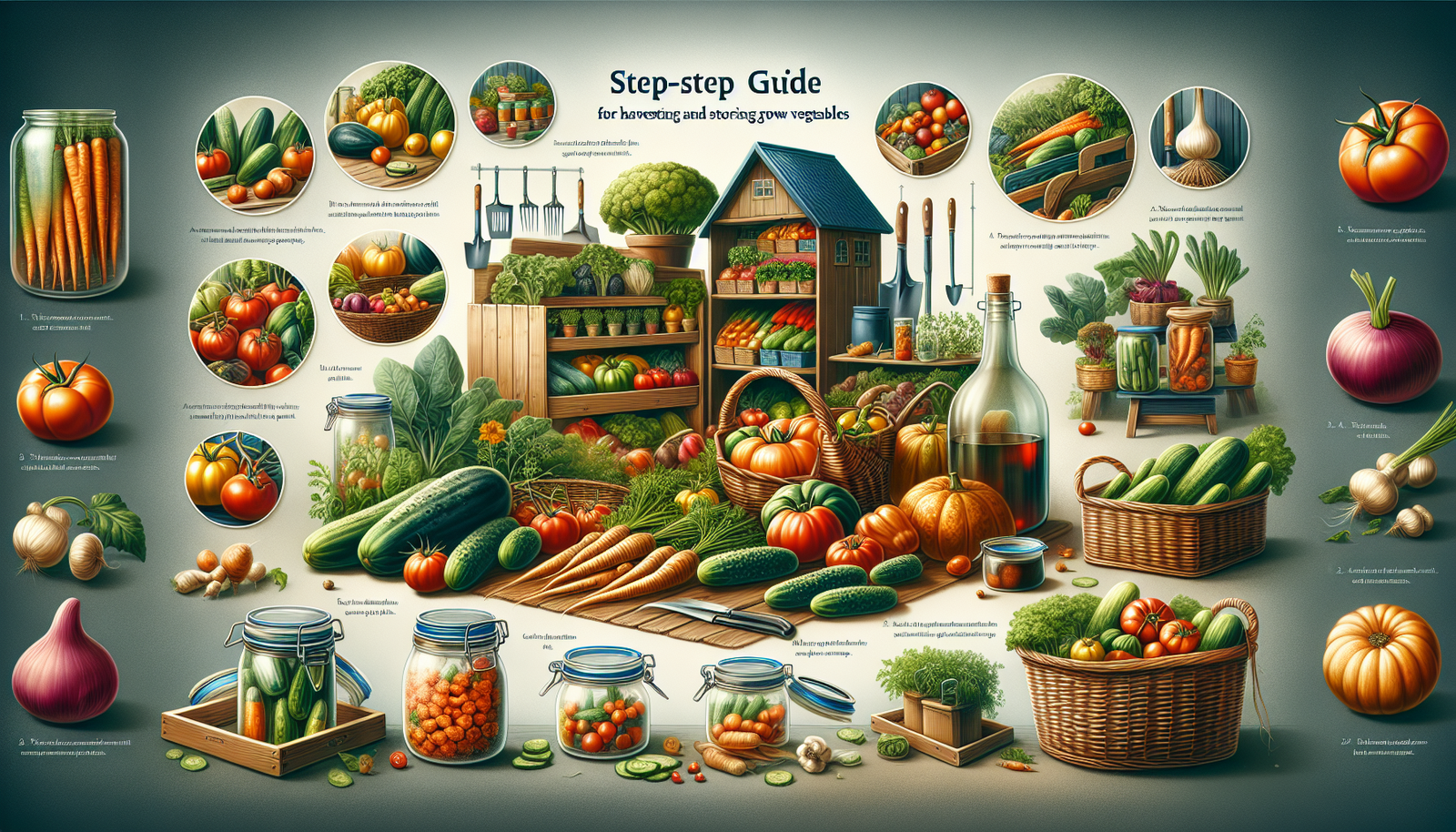 tips for harvesting and storing home grown vegetables 4