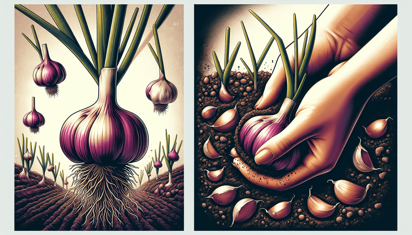 a guide to growing and harvesting garlic