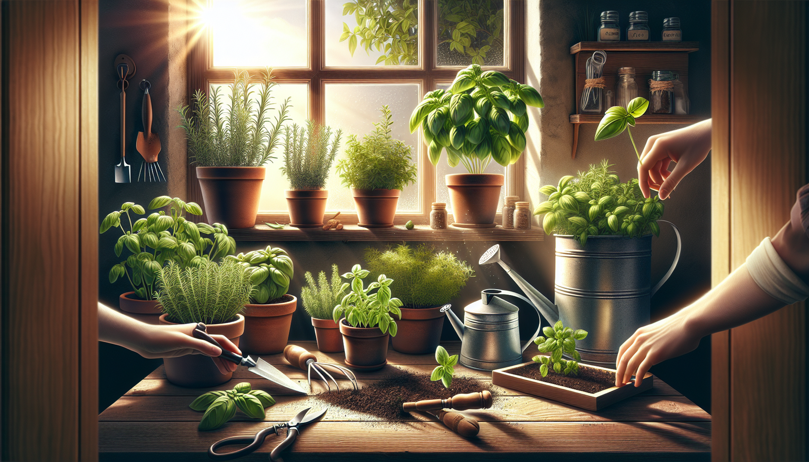 tips for growing a thriving herb garden indoors